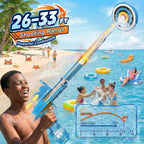 Pistola de agua eléctrica, pistola automática para niños, adultos (azul y