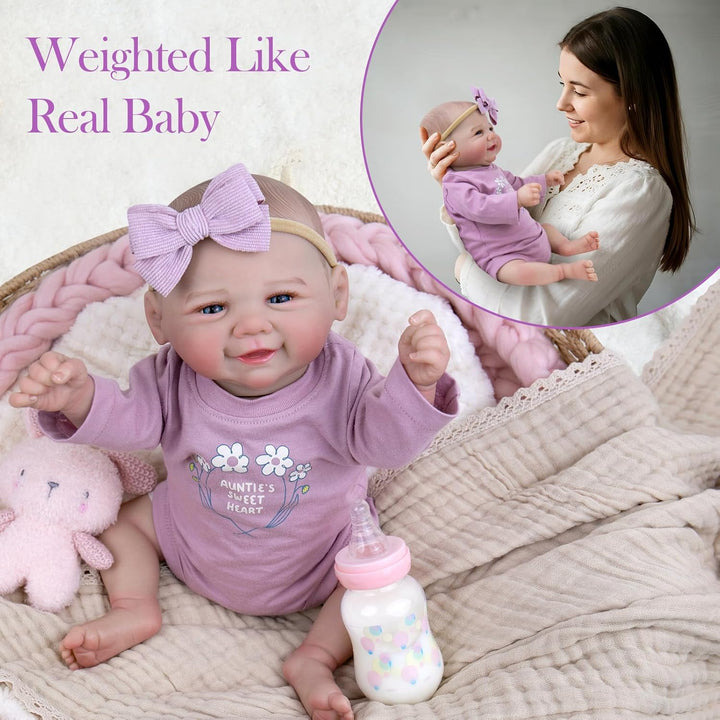 Aori Muñecas de bebé recién nacidas realistas - Muñeca de bebé reci...