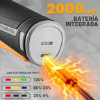 DEKOPRO Juego de llaves de trinquete eléctricas inalámbricas, 19 piezas, kit de herramientas de trinquete eléctrico, llaves de trinquete inalámbricas de 8 V 3/8 pulgadas, velocidad variable con 14