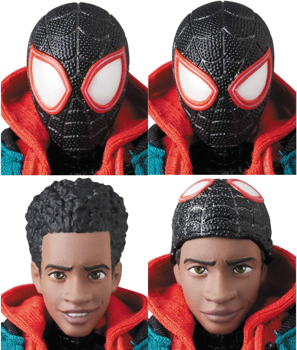 MEDICOM TOY MAFEX No.236 Spider-Man (Miles Morales) Renovación Ver. Altura aprox. 5.1 pulgadas (5.118 in), figura de acción pintada