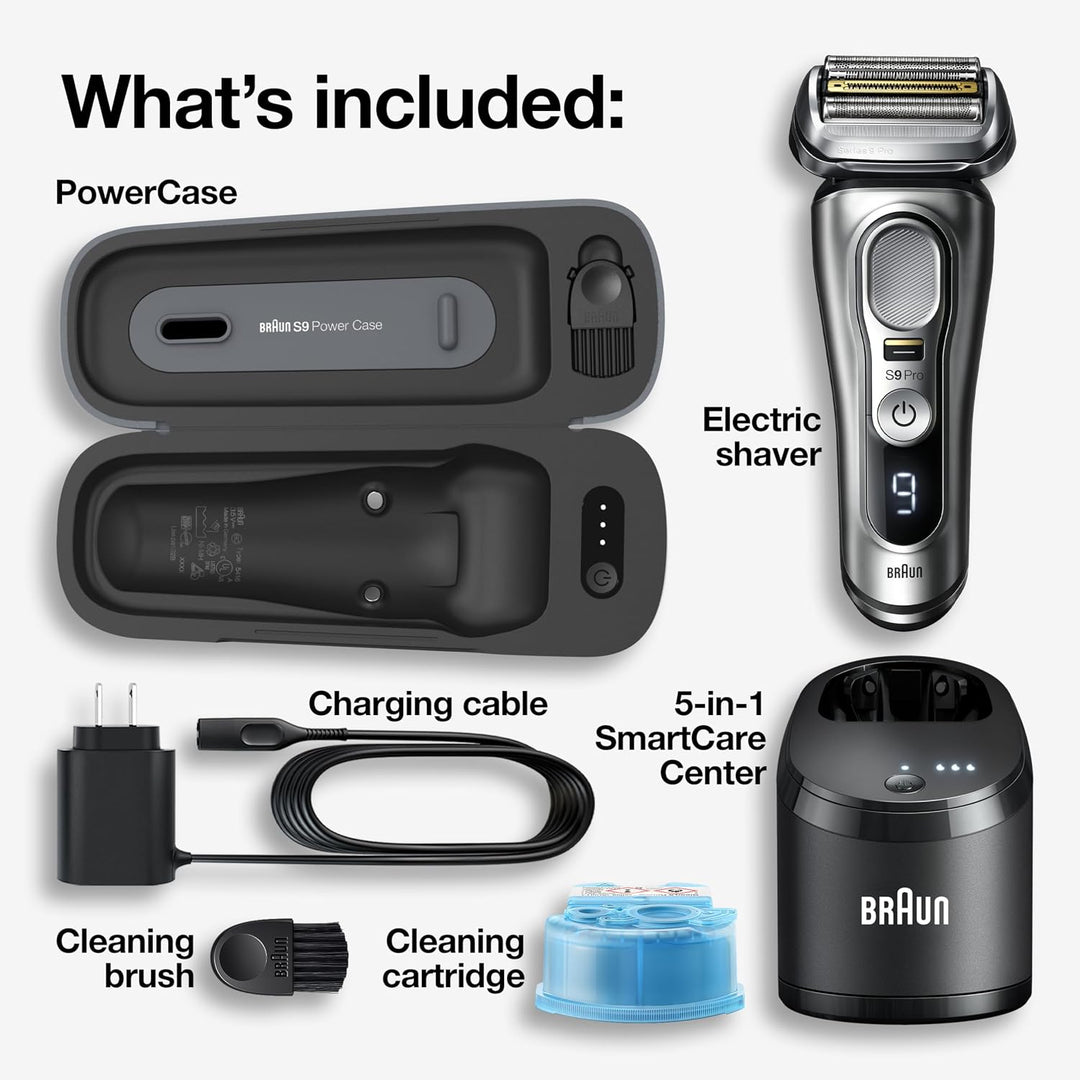 Braun Maquinilla de afeitar eléctrica para hombres, afeitadora de p...