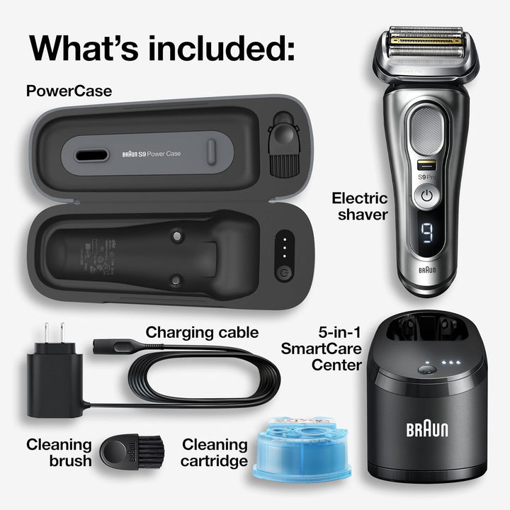 Braun Maquinilla de afeitar eléctrica para hombres, afeitadora de p...