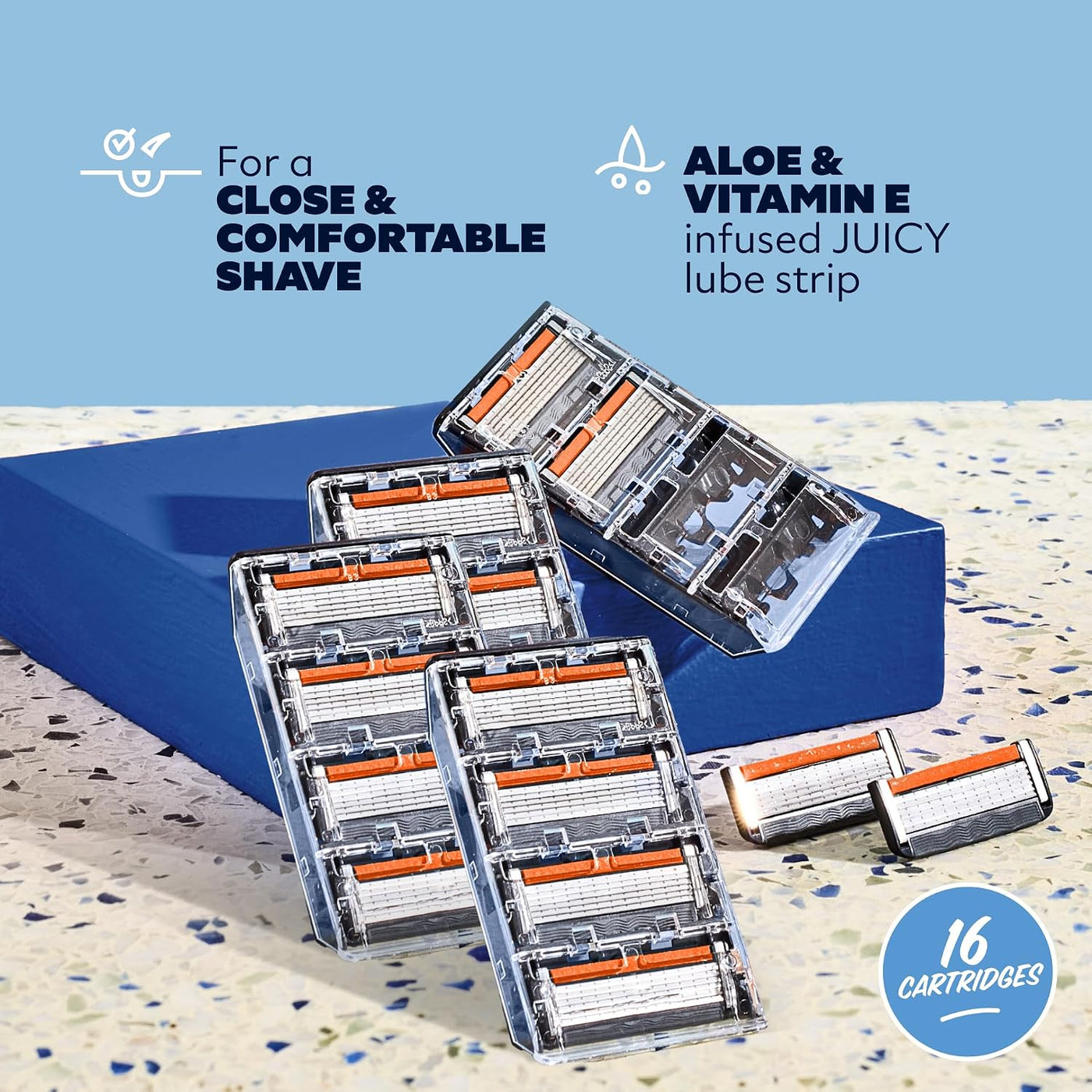 Dollar Shave Club | 6 repuestos de maquinilla de afeitar (16 unidad...