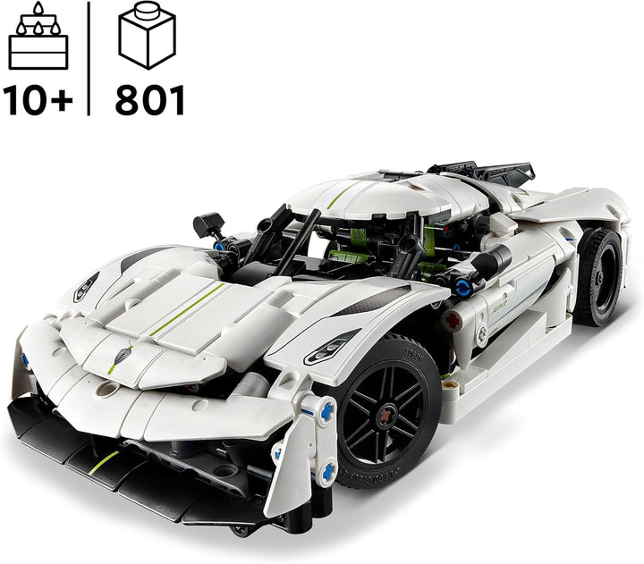 LEGO Technic Koenigsegg Jesko Absolut White Hypercar 42184 \u2013 8...