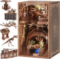 2026 Nuevo Kit de Biblioteca de Dinosaurios para Estantería con Luz LED y Impresión de Polvo