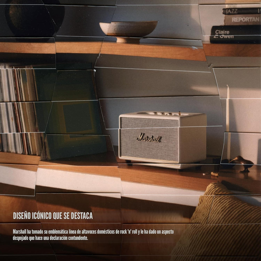 Marshall Acton III - Altavoz Bluetooth para el hogar, color crema