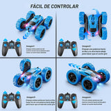 QUNREDA Coche de control remoto, juguetes de autos RC para niños de...