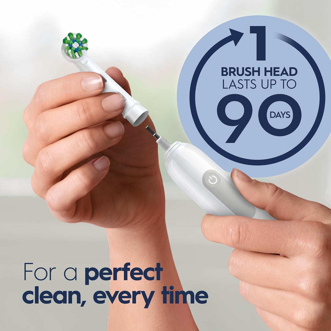 Oral-B Cepillo de dientes eléctrico recargable Pro 1000, color blanco