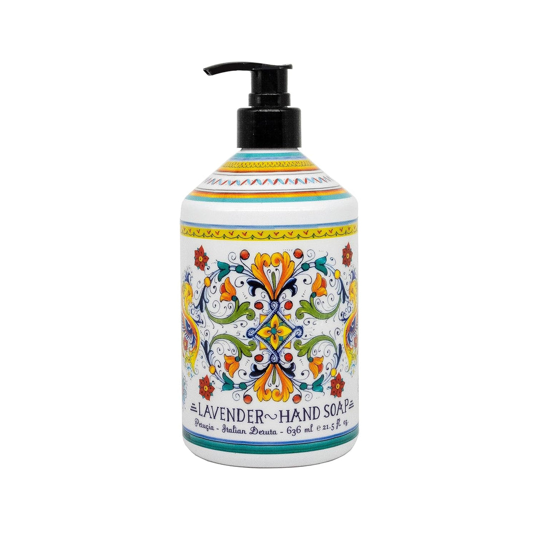 Jabón de manos italiano Perugia Deruta - Botellas de 21.5 fl oz - P...