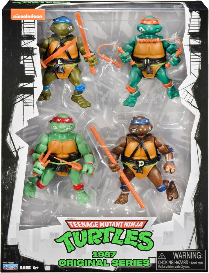 Tortugas Ninjas Mutantes Adolescentes 1987 Serie Original Paquete de 4