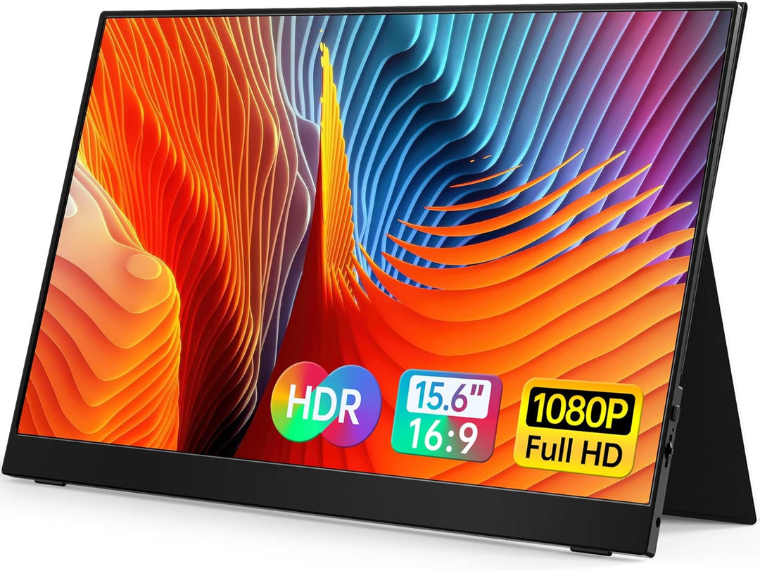 VILVA Monitor portátil para laptop - 15.6" 1080P FHD IPS Displa...