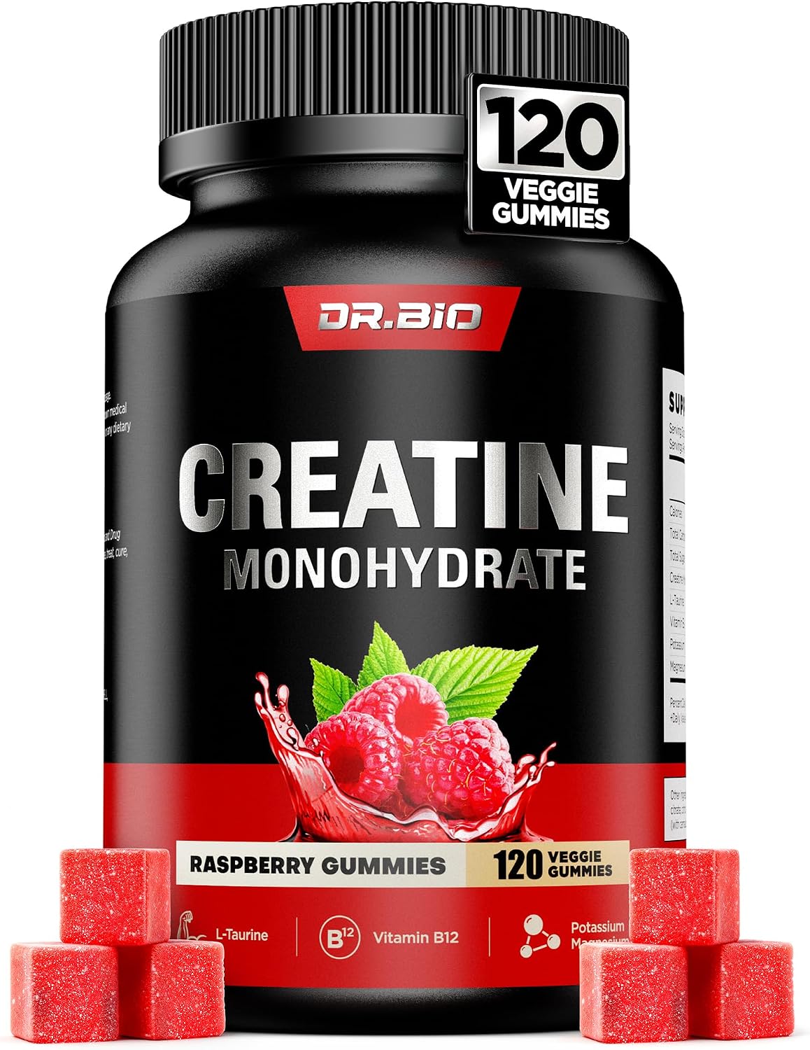 DR.BIO Monohidrato de creatina Instant Boost de 5000 mg, creatina m...