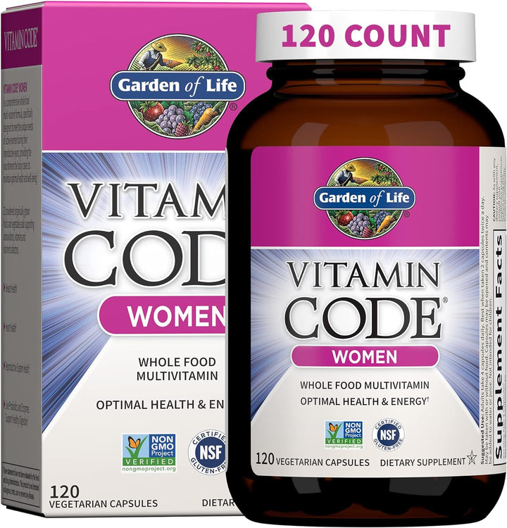 Garden of Life Multivitamin para Mujeres, Vitamin Code Multi para M...