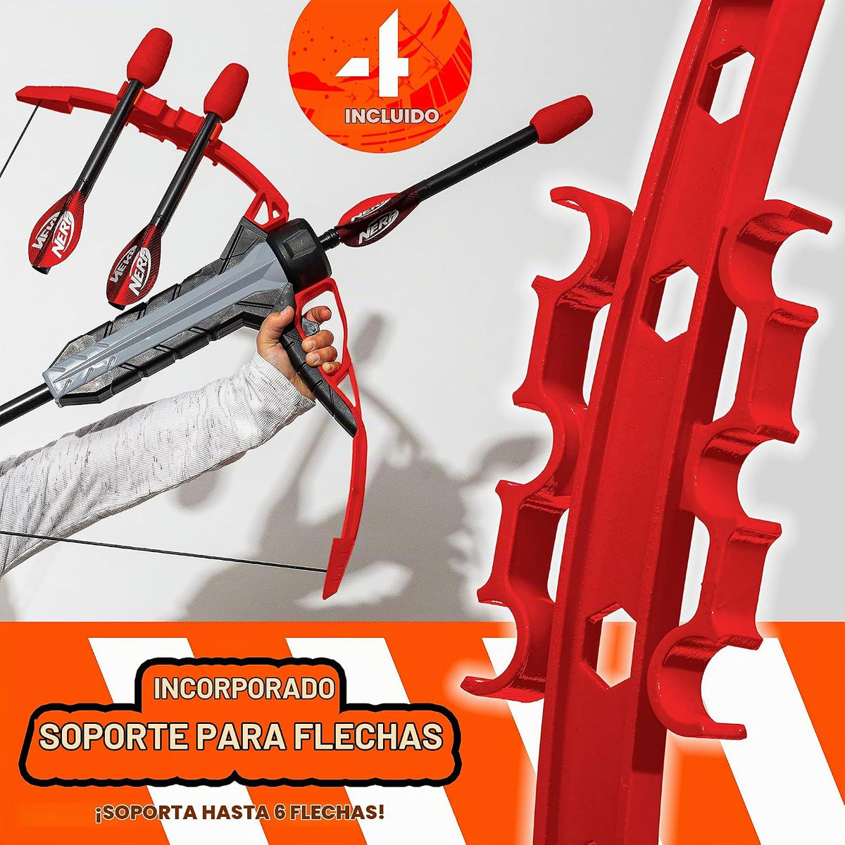 NERF Rip Rocket Kids Toy Bow + Arrow Set