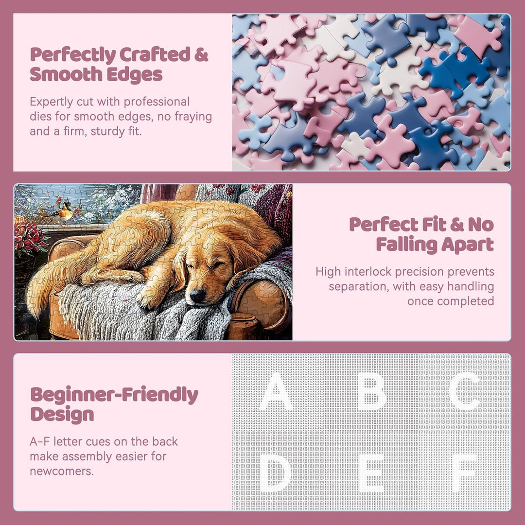 EIYRURU The Fireplace - Rompecabezas de 500 piezas para