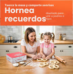 Kit para hacer pretzels – Juego de cocina real para niños de 5 a 12 años + con receta e ingredientes – Juego de hornear para niños y niñas – Gran regalo para vinculación familiar