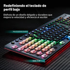 Hexgears Teclado mecánico de perfil bajo de tamaño completo GK1702 - Lineal