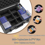 Caja de almacenamiento para tarjetas comerciales, capacidad para