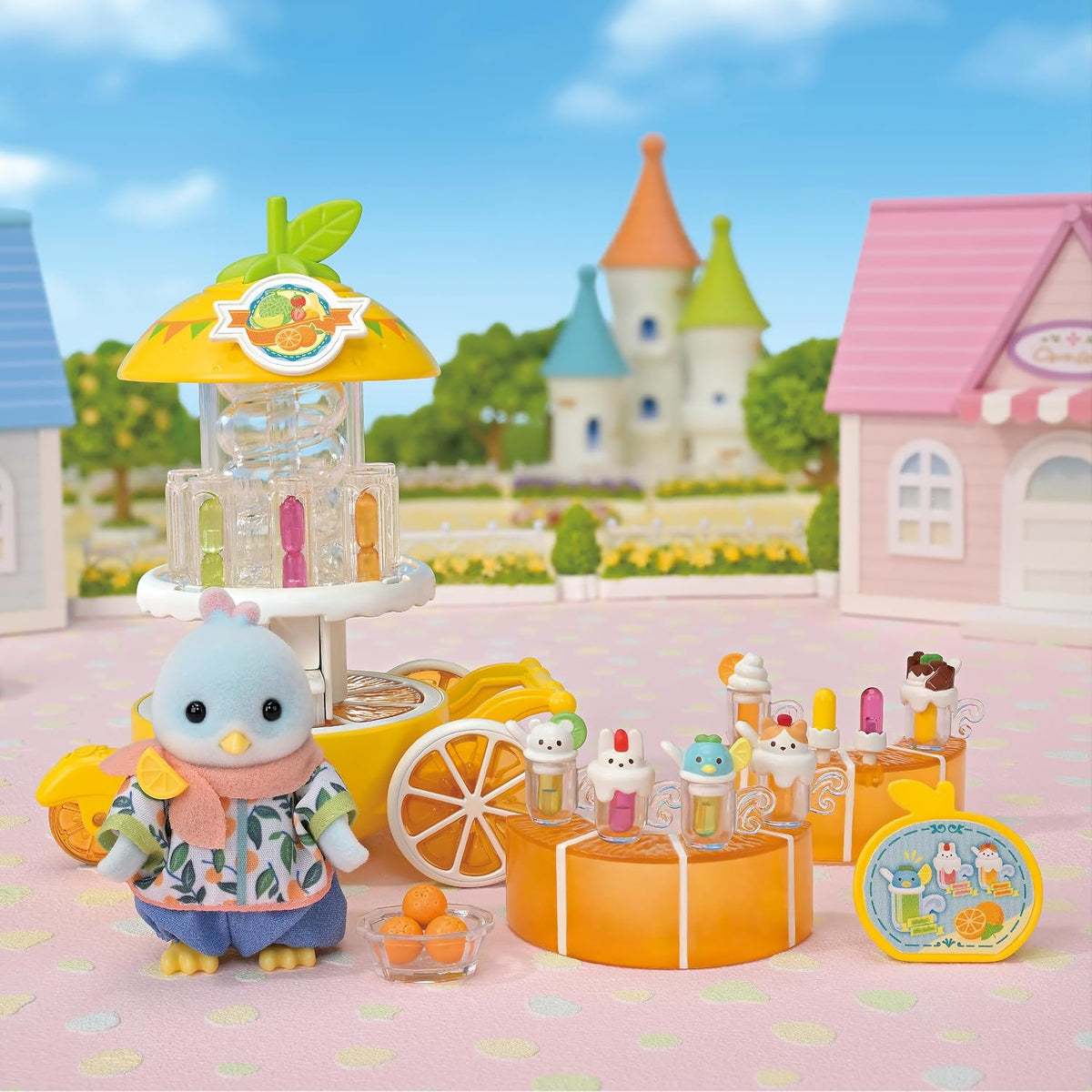 EPOCH Sylvanian Families Epoch Juice Shop Mi-94 ST Mark certificado, a partir de 3 años