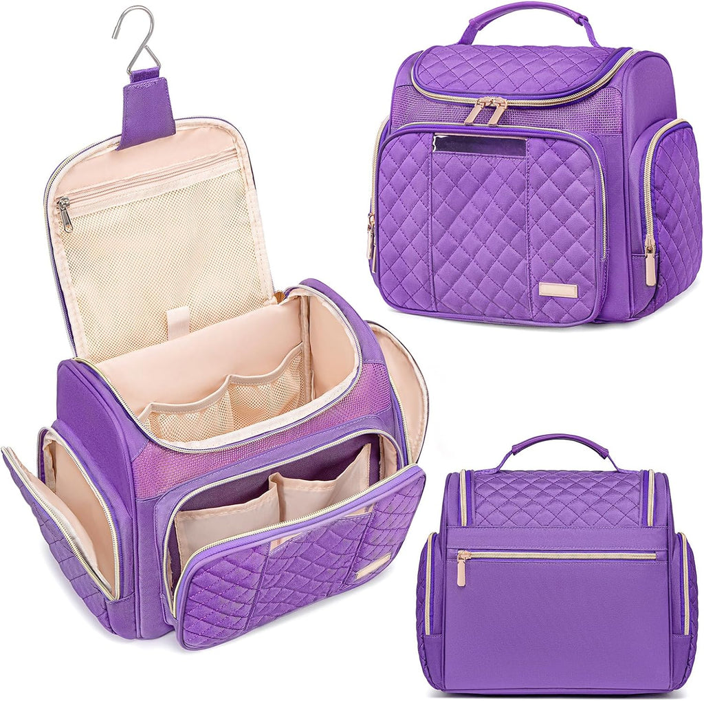 Neceser grande para mujeres y hombres, bolsa de baño, bolsa de ducha resistente al agua, bolsa de maquillaje, bolsas de aseo para viajes, bolsa de aseo colgante con bolsillo transparente impermeable