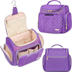 Neceser grande para mujeres y hombres, bolsa de baño, bolsa de ducha resistente al agua, bolsa de maquillaje, bolsas de aseo para viajes, bolsa de aseo colgante con bolsillo transparente impermeable