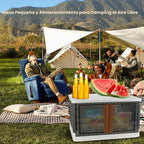 Contenedor de almacenamiento, gabinete con tapas, extragrande