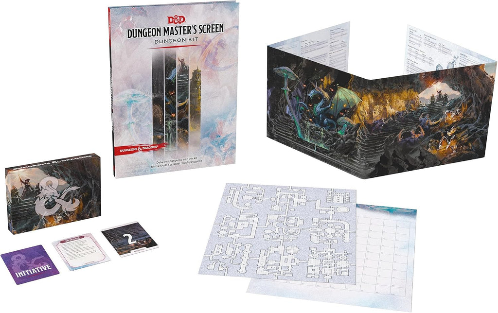 Dungeons & Dragons D&D Pantalla del Dungeon Master: Kit de Mazmorra DM Accesorios