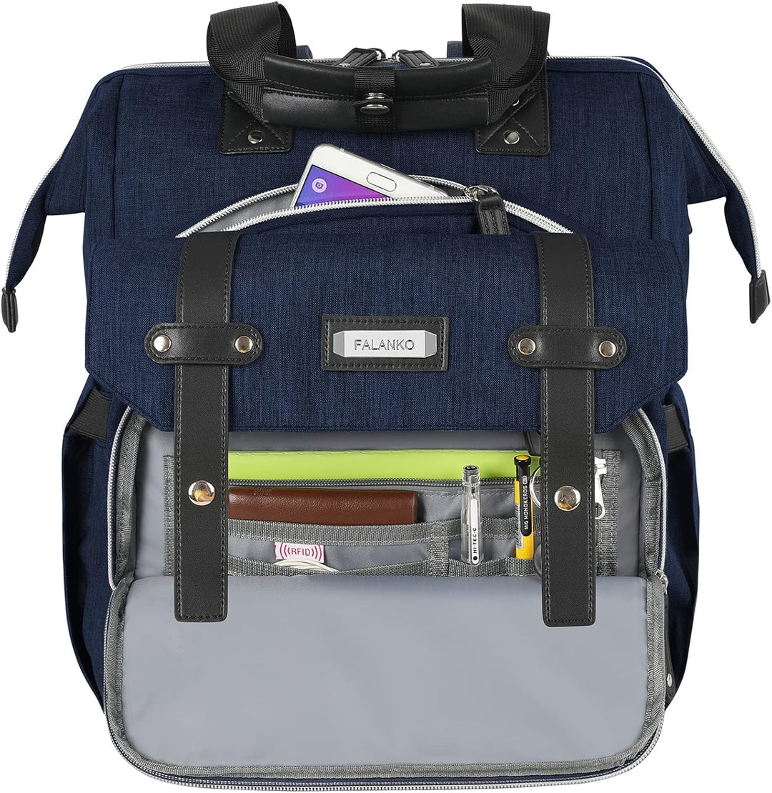 Mochila para computadora portátil de 15.6 pulgadas, elegante mochil...