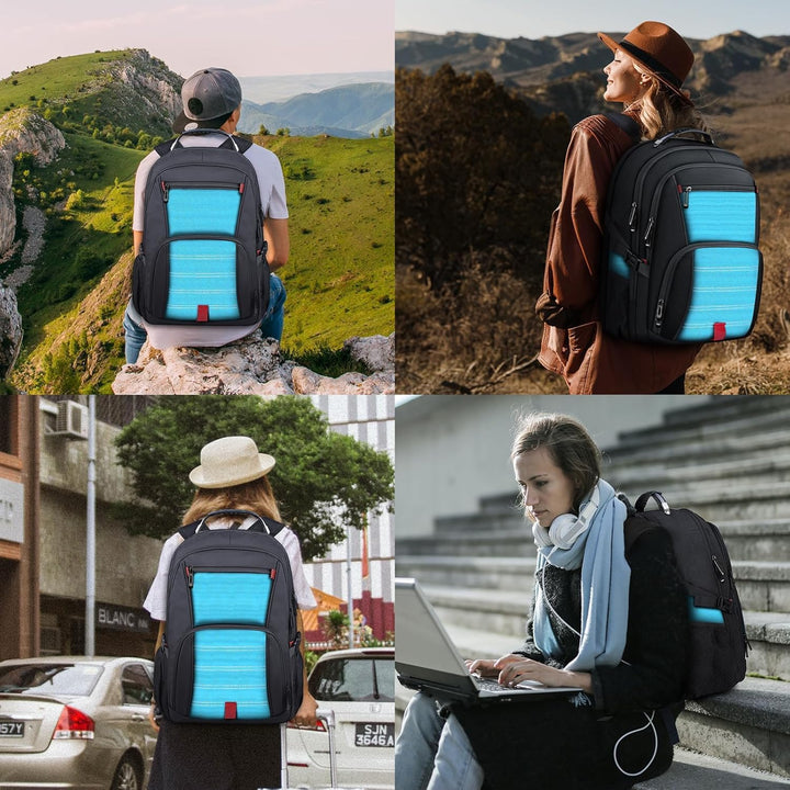 ANTERK Mochila Extra Grande, mochila de viaje, resistente TSA resis...