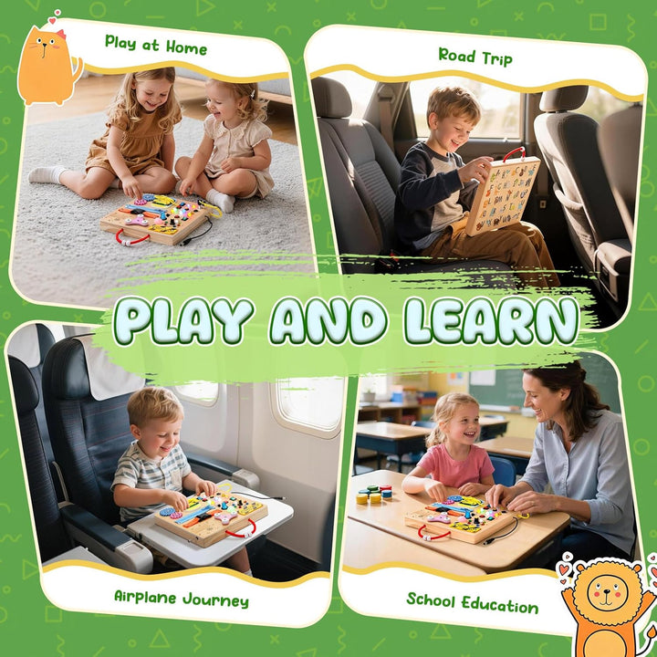 MoKo Busy Board Montessori Juguetes para niños de más de 3