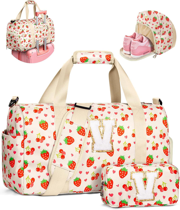 Elilier Regalos para Niñas, Bolsa de Lona Inicial para Niños, Linda...