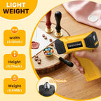 SEEKONE Mini pistola de calor inalámbrica de 7.2V 212-932℉ para