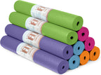 Economy 3mm Bulk Yoga Mats, 10 Pack, 68x24in