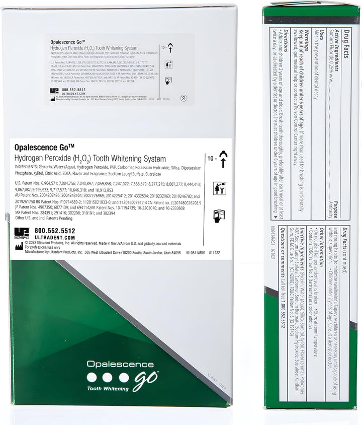 Opalescence Opalescence Go - Bandejas blanqueadoras precargadas con...