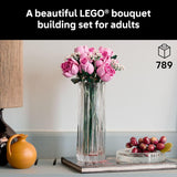 LEGO Botanicals 10374 - Ramo de rosas artificiales bloques