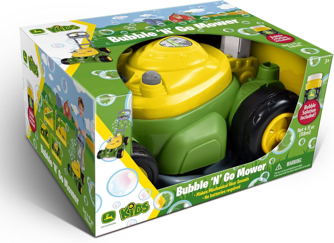 John Deere Cortacésped de burbujas para niños pequeños, máquinas so...
