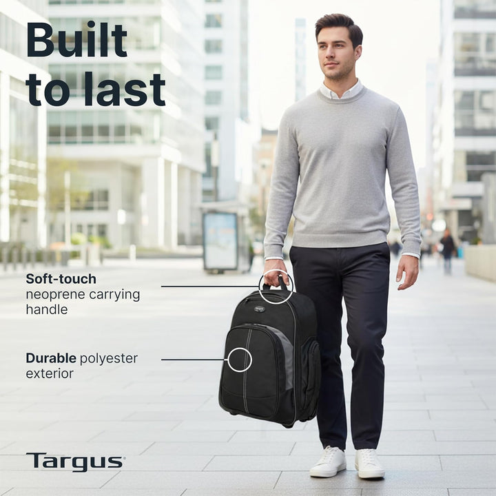 Targus - Mochila compacta con ruedas de 16 pulgadas - Maletín para...