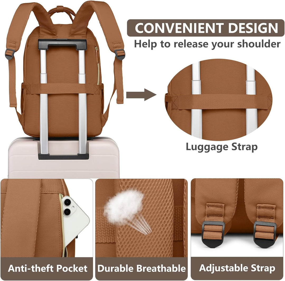 Mochila para laptop para mujer, mochila de trabajo: mochilas univer...