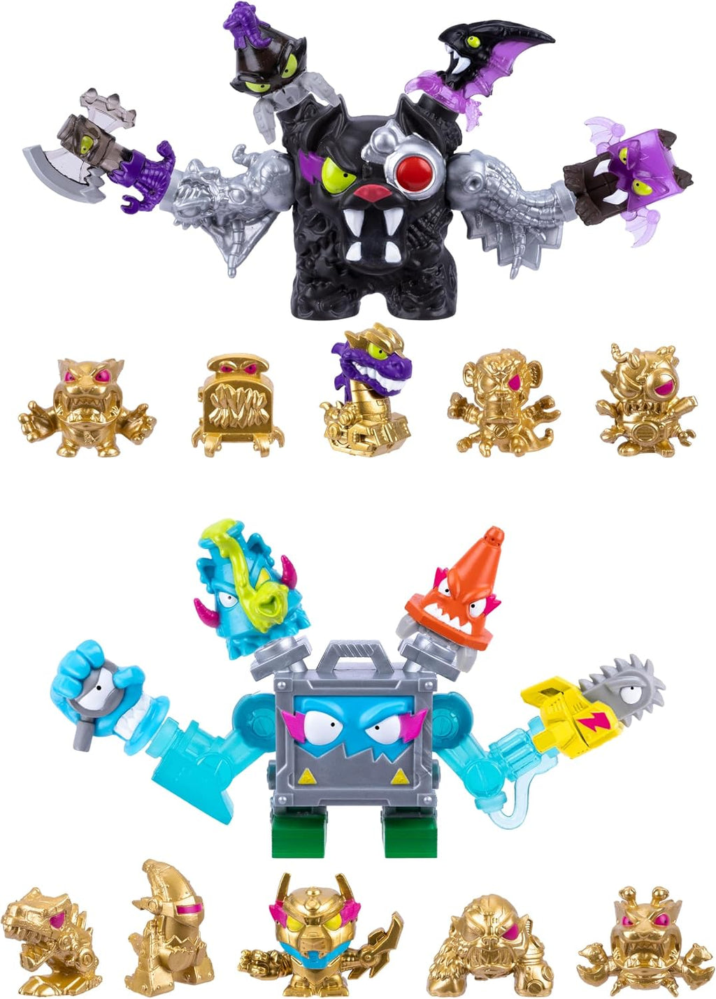 MRBEAST LAB Swarms MEGA-TECH Instant Team Up Pack, incluyendo 2 MEGA Swarms
