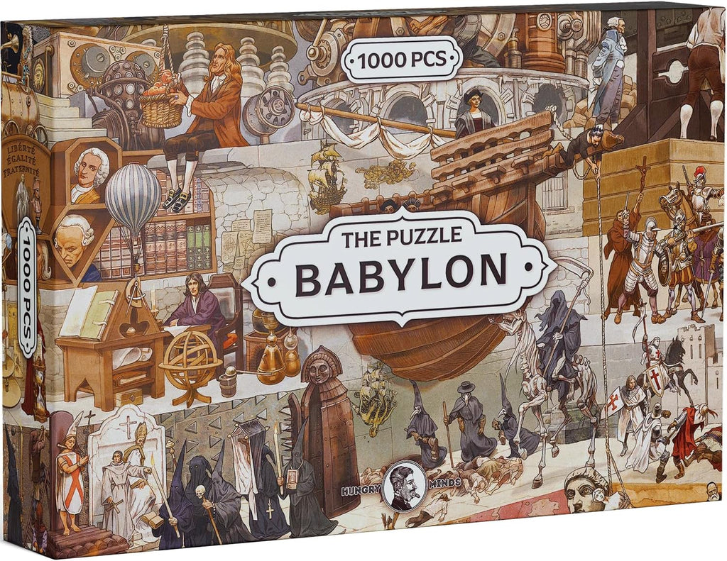 HUNGRY MINDS Babylon - Rompecabezas de 1000 piezas para adultos