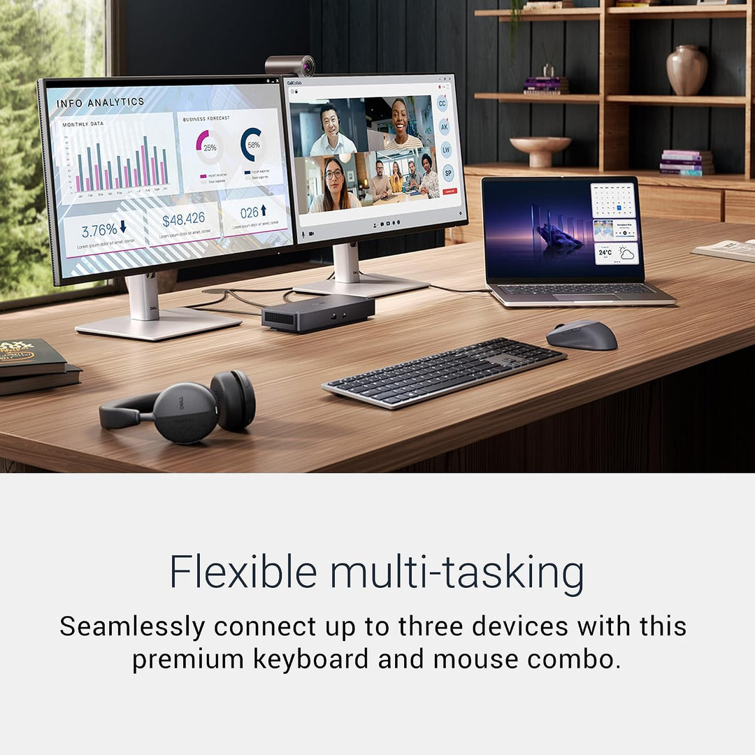 Dell Teclado y mouse inalámbricos premium - KM720 - Receptor inalám...
