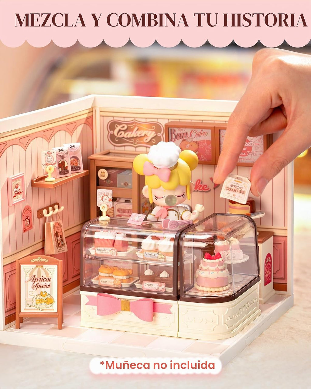 Rolife Super Creator DIY Juego de construcción de casa en miniatura de plástico - Tienda de pasteles