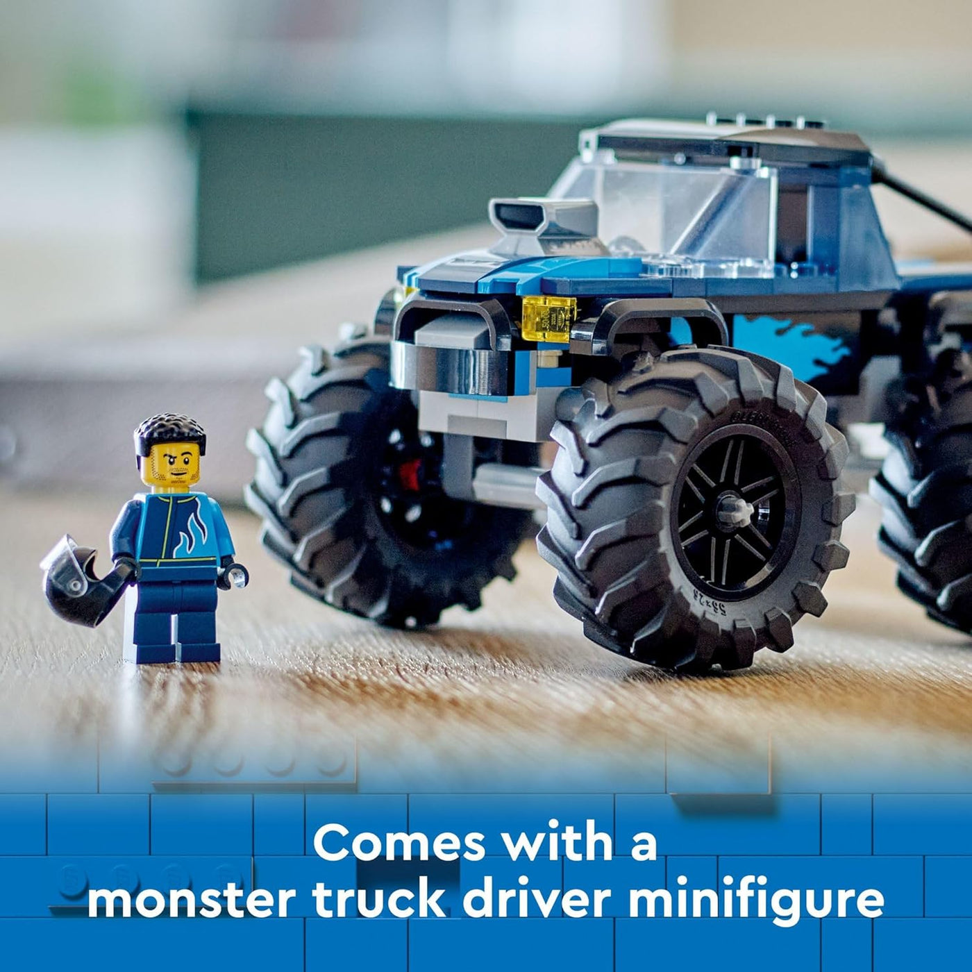 LEGO City Blue Monster Truck - Juego de juguete