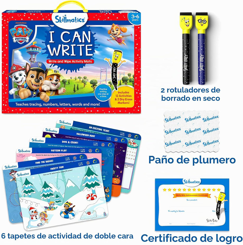 Skillmatics I Can Write – PAW Patrol, Preschool Learning Activity Toy