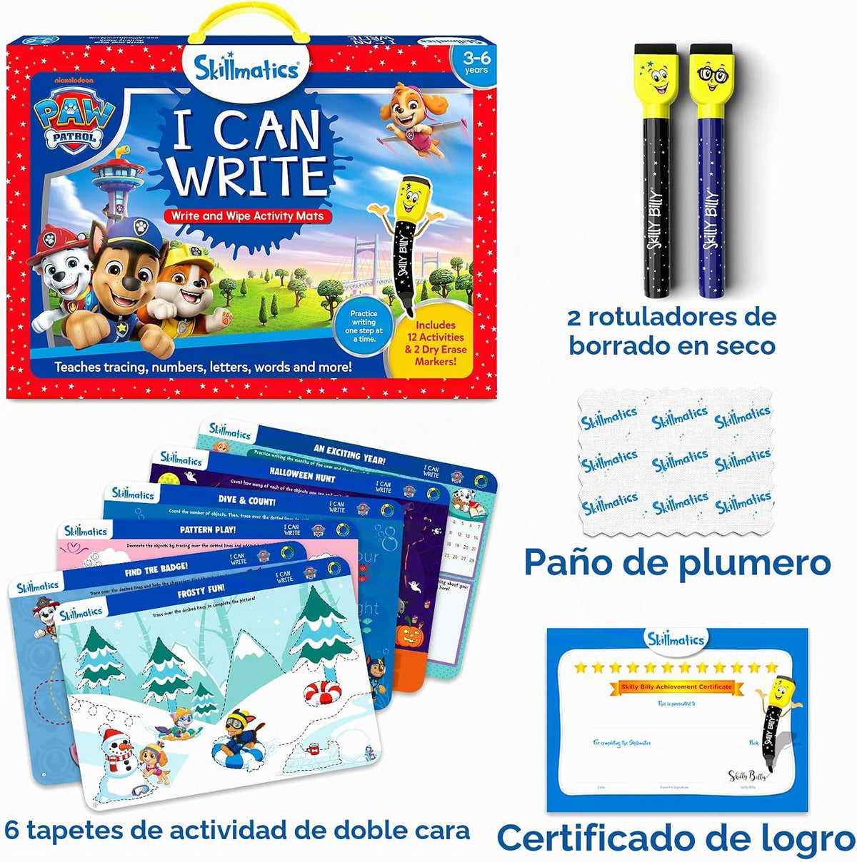 Skillmatics I Can Write – PAW Patrol, Preschool Learning Activity Toy