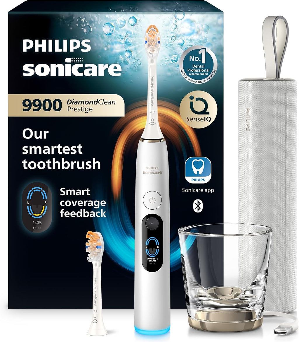 Philips Sonicare Cepillo de dientes eléctrico DiamondClean 9900 Prestige de
