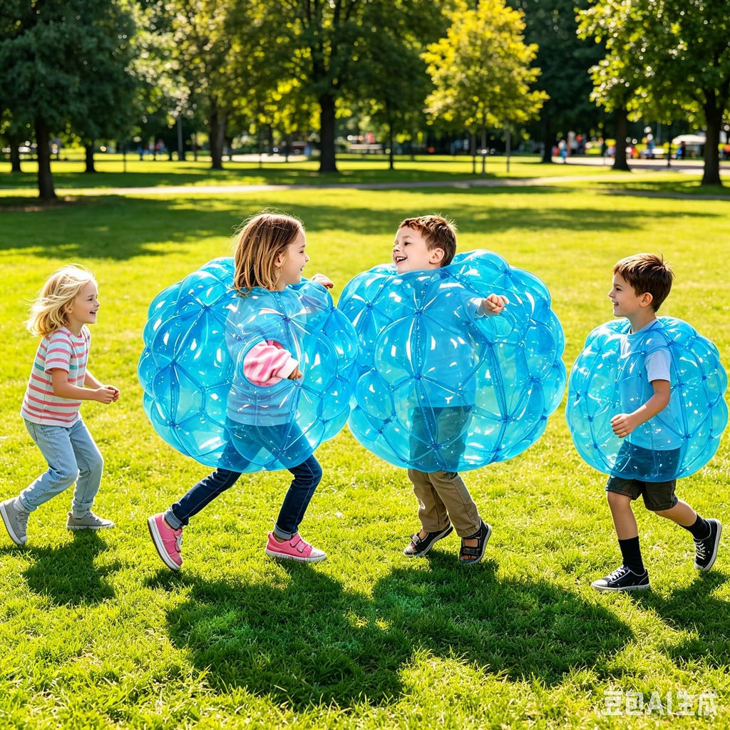 ZHUYNXIR 2 bolas de sumo para niños, bola de tolva de parachoques para niños, bolas de sumo para niños, bola de burbujas de sumo para niños al aire libre, juego de equipo para niños a partir de 3 años