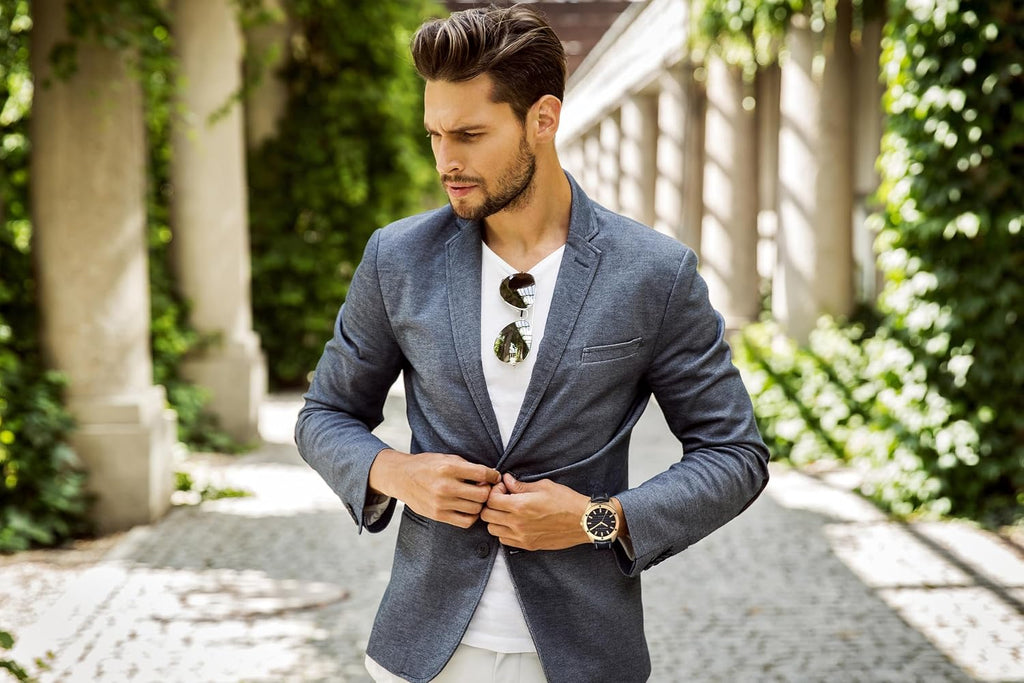 Perry Ellis Reloj para hombre con energía solar, reloj analógico de cuero vegano resistente al agua para hombre, caja de 1.654 in, relojes para hombre, regalo elegante para hombre