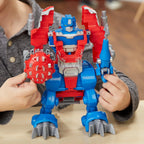 Transformers Rescue Bots Knight Watch Optimus Prime, Playskool Heroes figura de acción de juguete (exclusivo de Amazon)