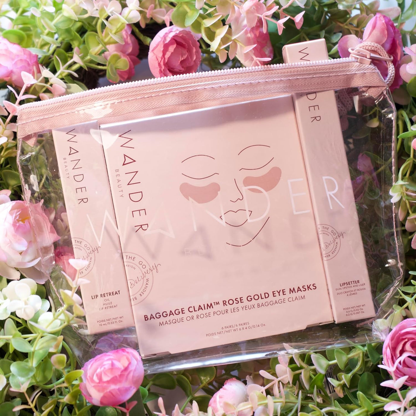 Wander Beauty Love at First Flight - Paquete de maquillaje con másc...